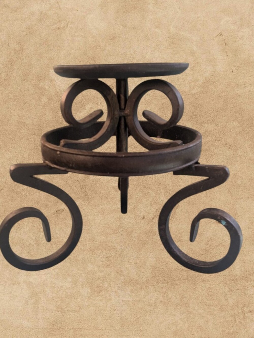 Wrought iron Candle Holder